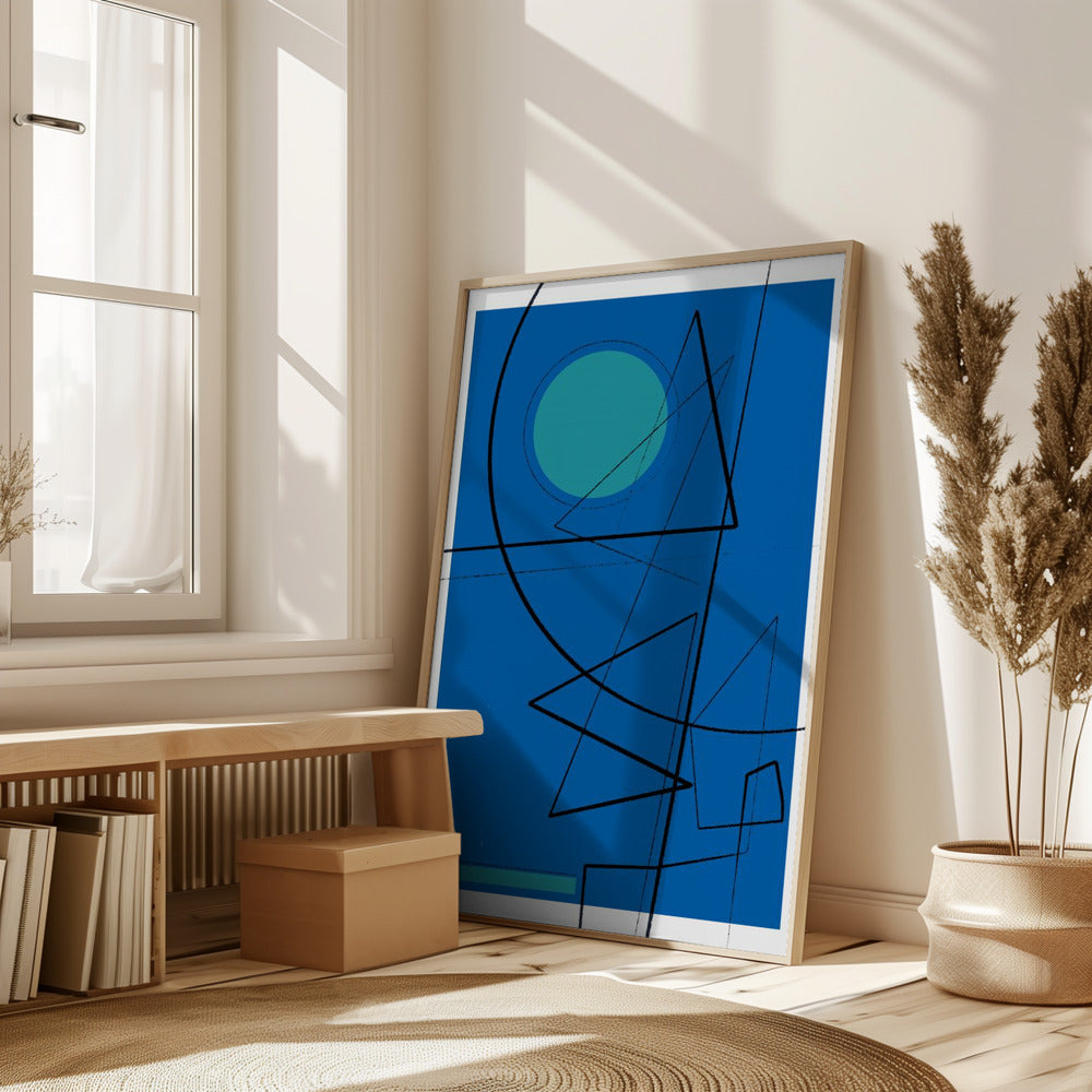 Angular lines No 19 Poster